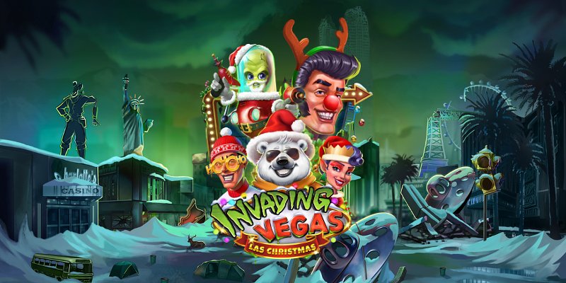 Read more about the article Invading Vegas: Las Christmas – Slot Natal Alien dengan Free Spins dan Fitur Invasi yang Unik